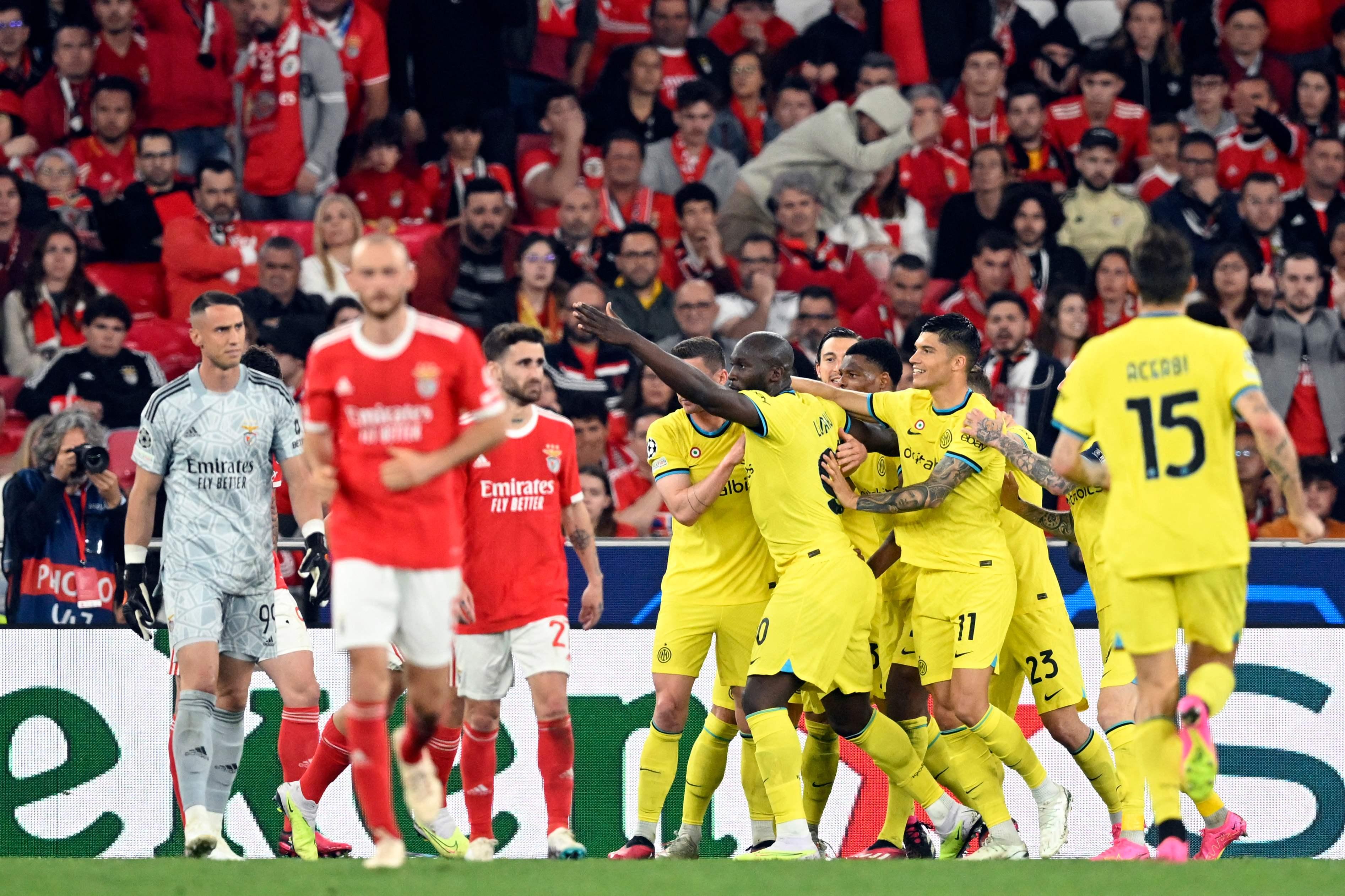 Jogo em Direto Benfica Inter Champions 1 Mão - SL Benfica