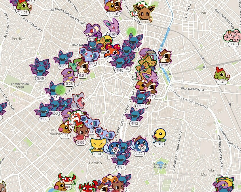 Bolsodex: a localização perdida de Pokémon