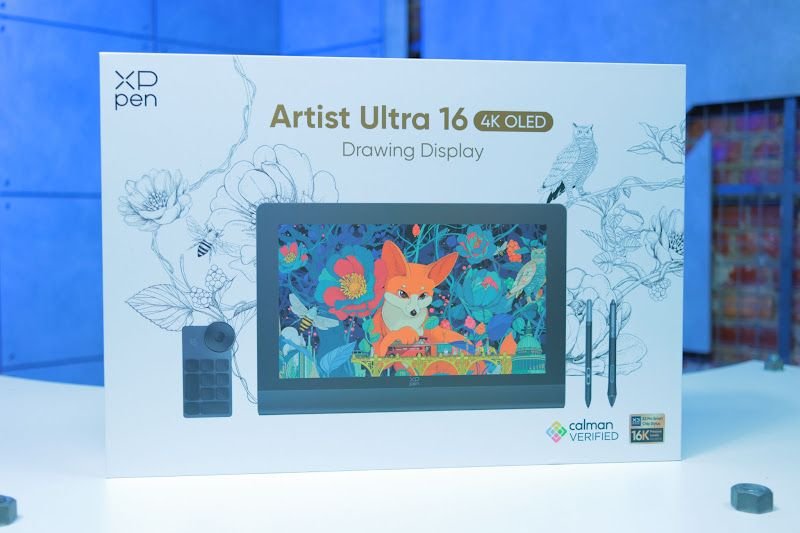 XPPen Artist Ultra 16: OLED 4K, 16K de pressão e um toque de