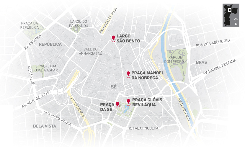 Prefeitura de SP vai pôr grades em mais praças além da Sé contra 'desordem  urbana'; veja onde - Estadão