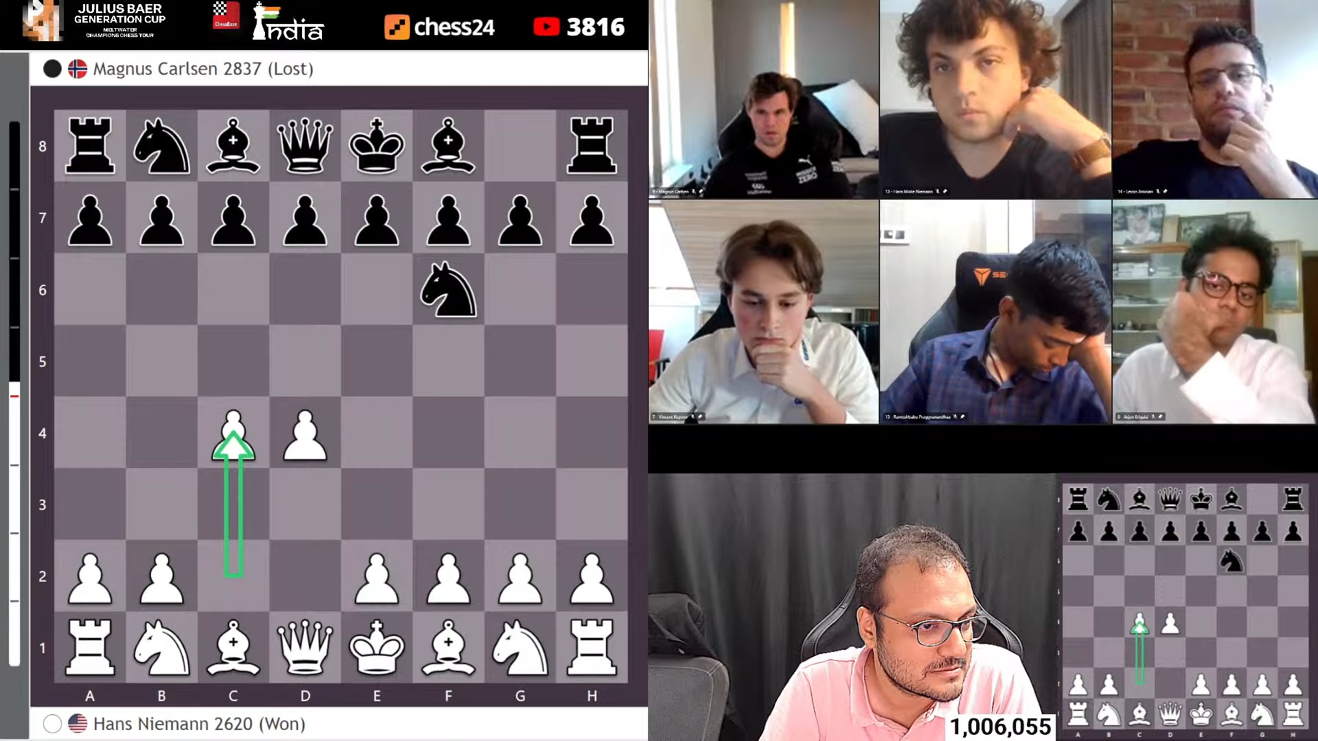 Magnus Carlsen fala pela 1ª vez após desencadear acusações de trapaça  contra Niemann