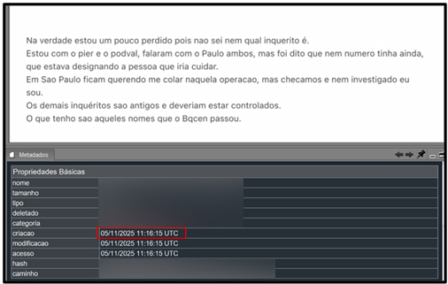 5nov25-08h16 - Mensagens do caso Moraes X Vorcaro