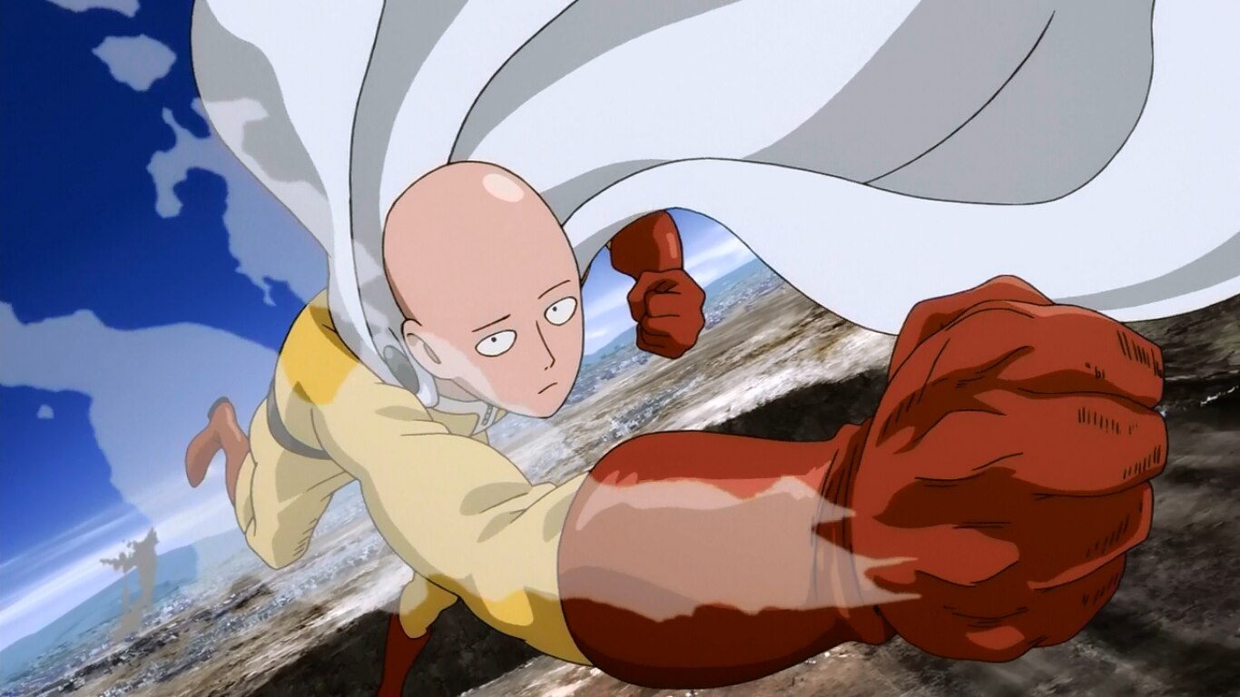 O poderoso Saitama, de One Punch-Man!!!