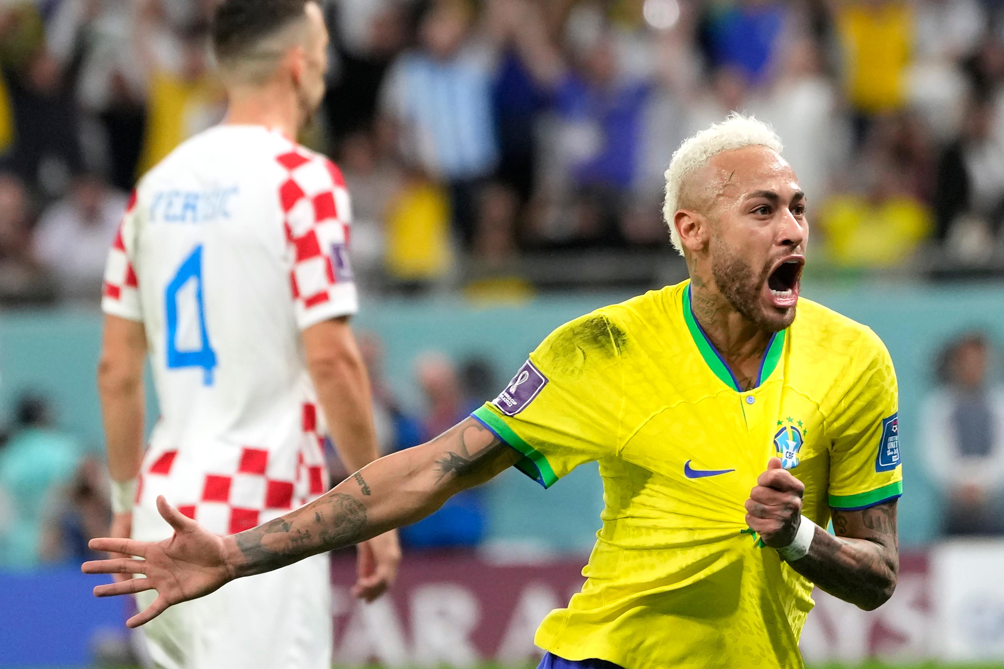 Neymar em campo pela Seleção Brasileira