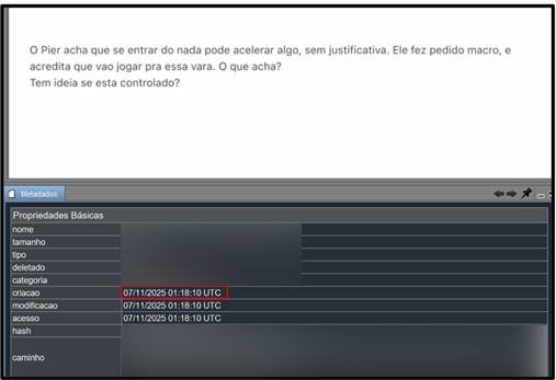 6nov25-22h18 - Mensagens do caso Moraes X Vorcaro