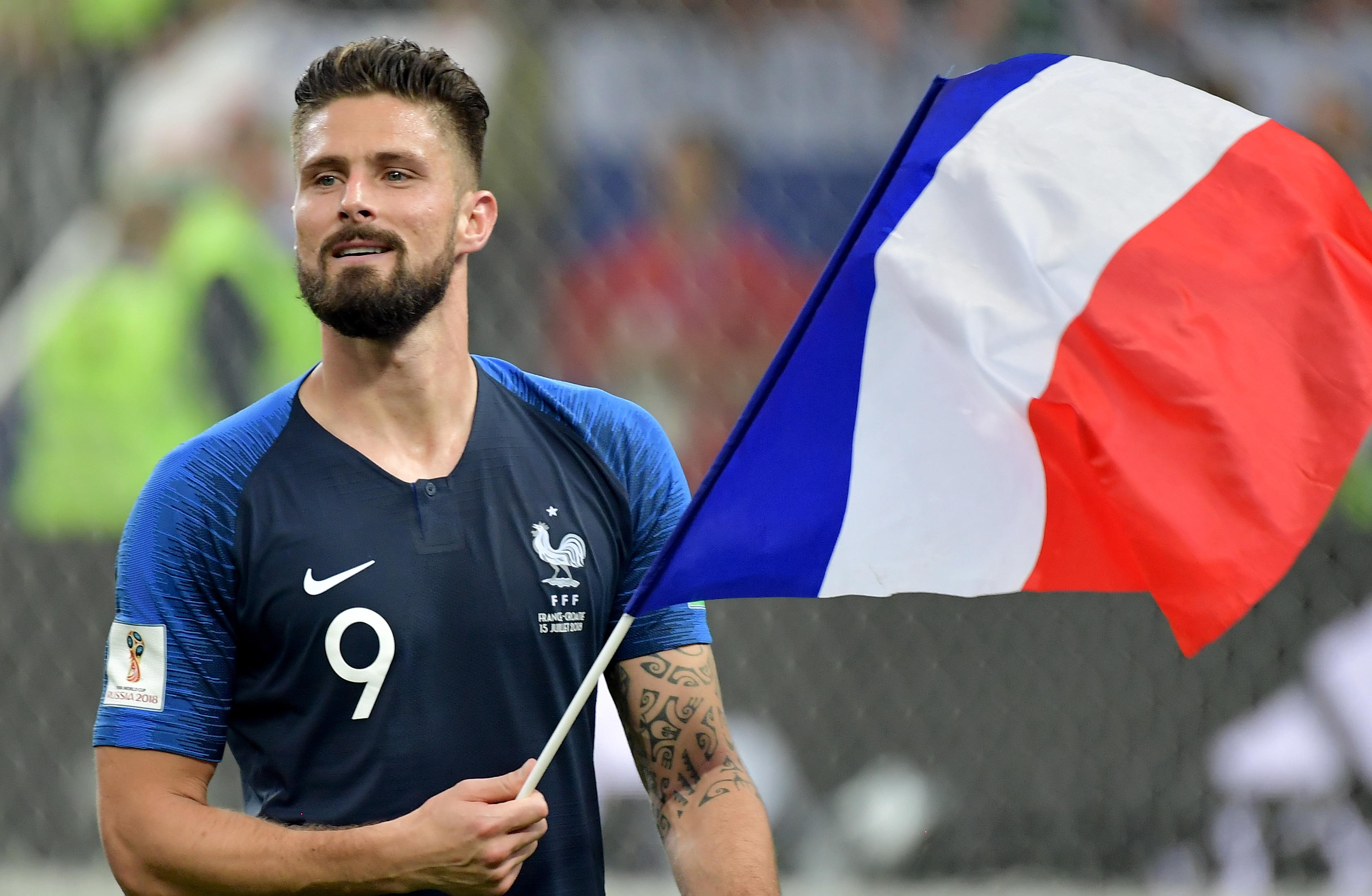 Giroud se isola como maior artilheiro da história da seleção francesa