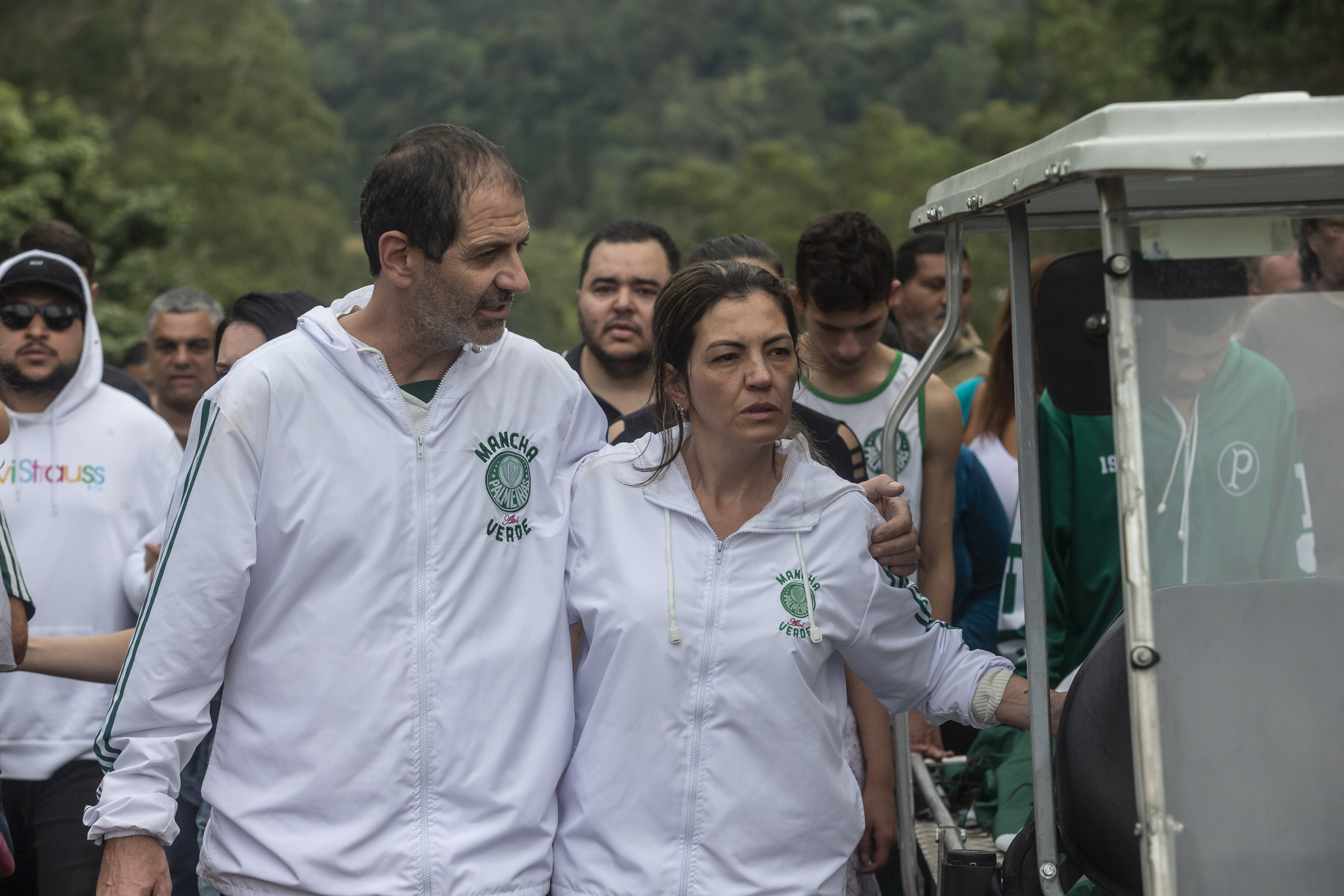 Túmulo de Gabriella Anelli, torcedora do Palmeiras. 