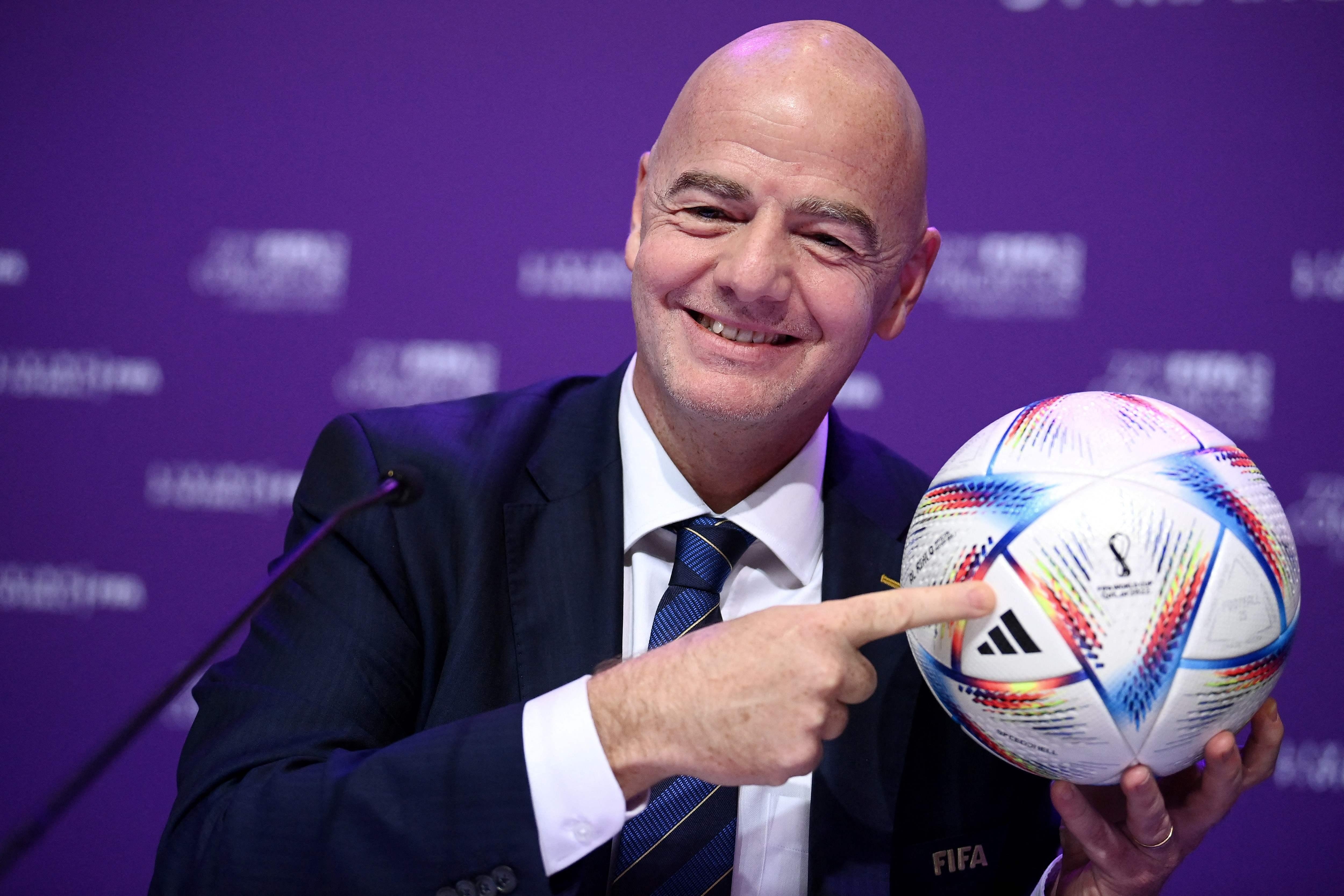 Gianni Infantino confiante nos próximos jogos FIFA e promete novidades