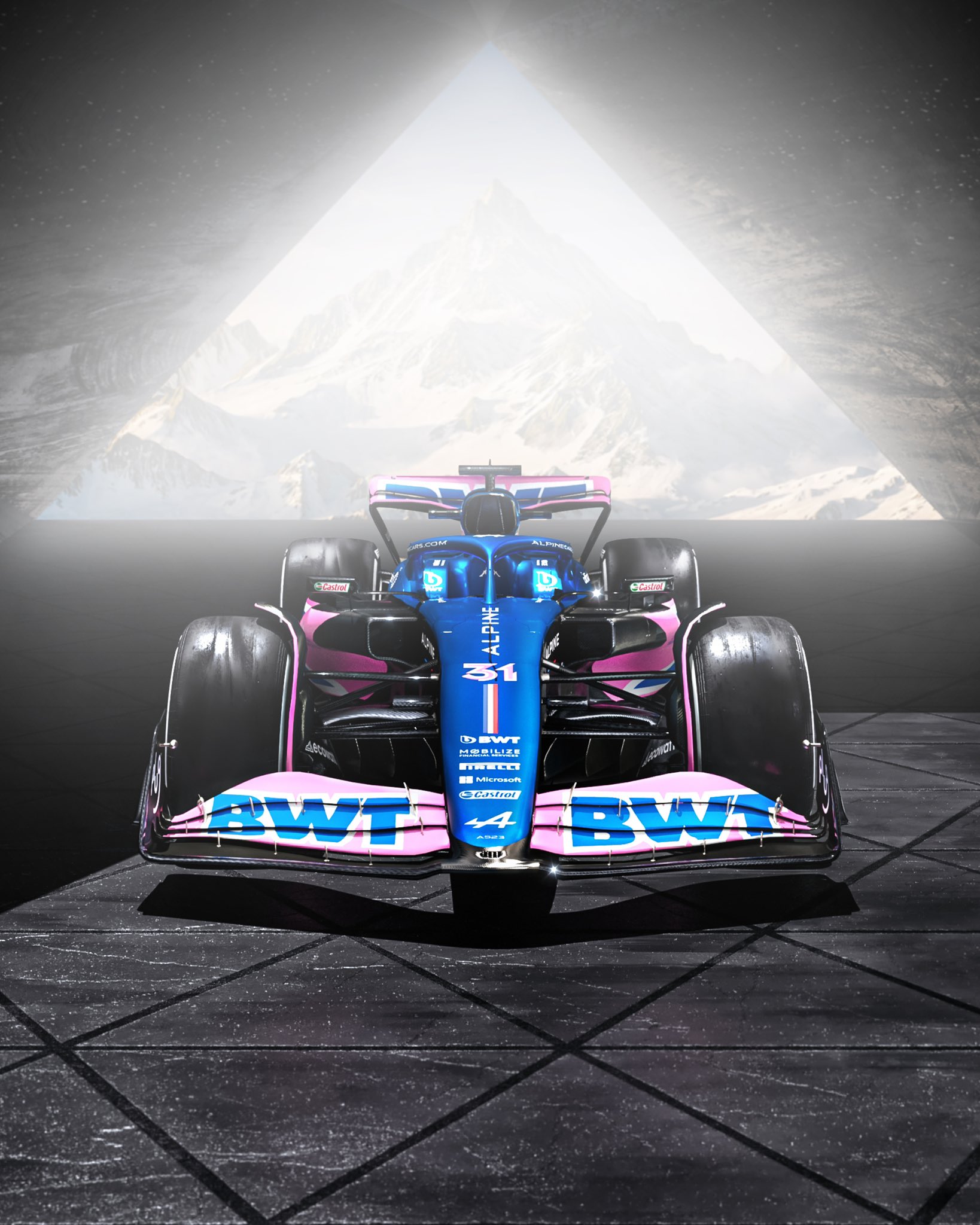 Alpine revela duas pinturas diferentes para carro da F1 2022