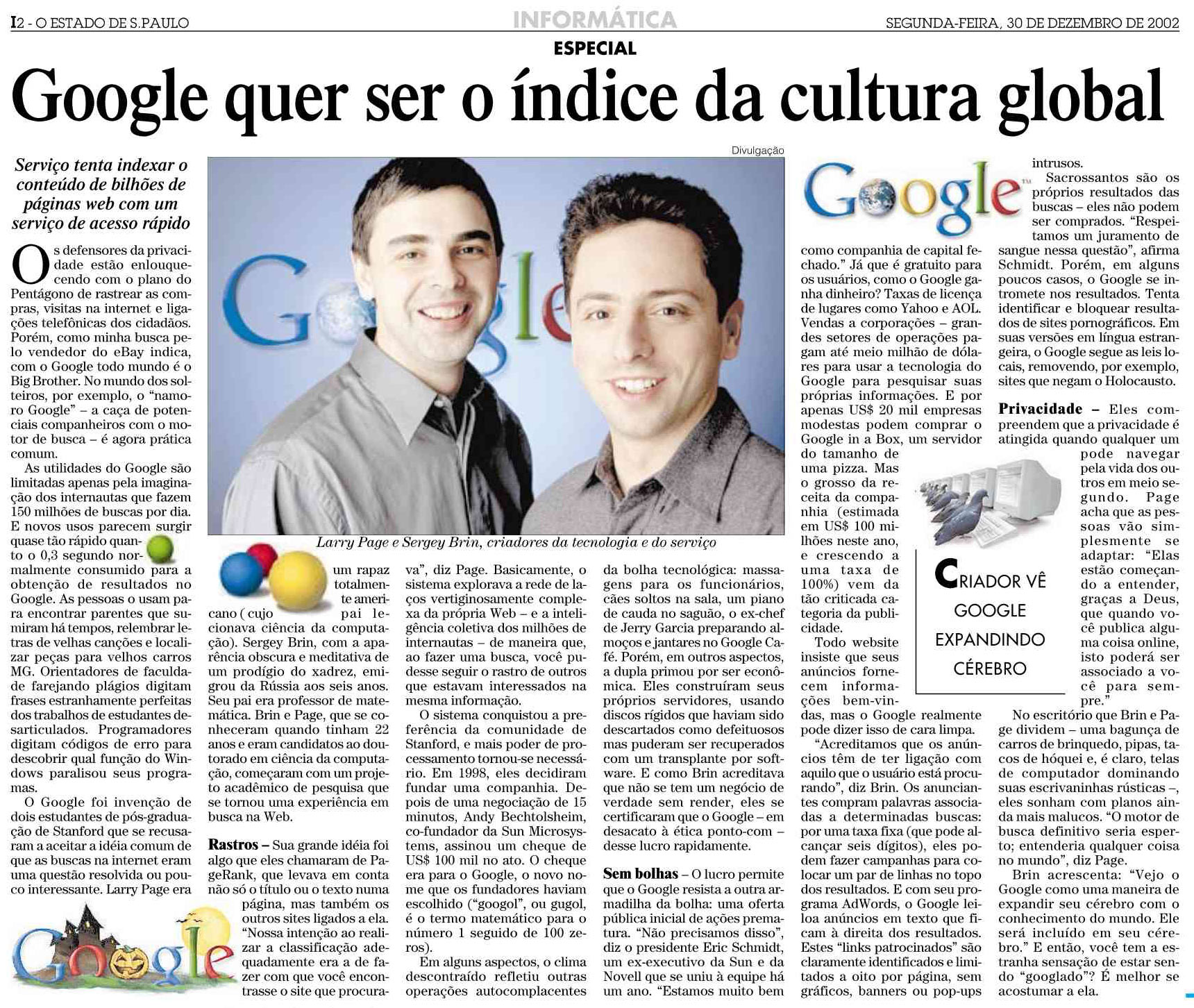 25º aniversário do Google: veja 25 funções marcantes do maior buscador do  mundo - TecMundo