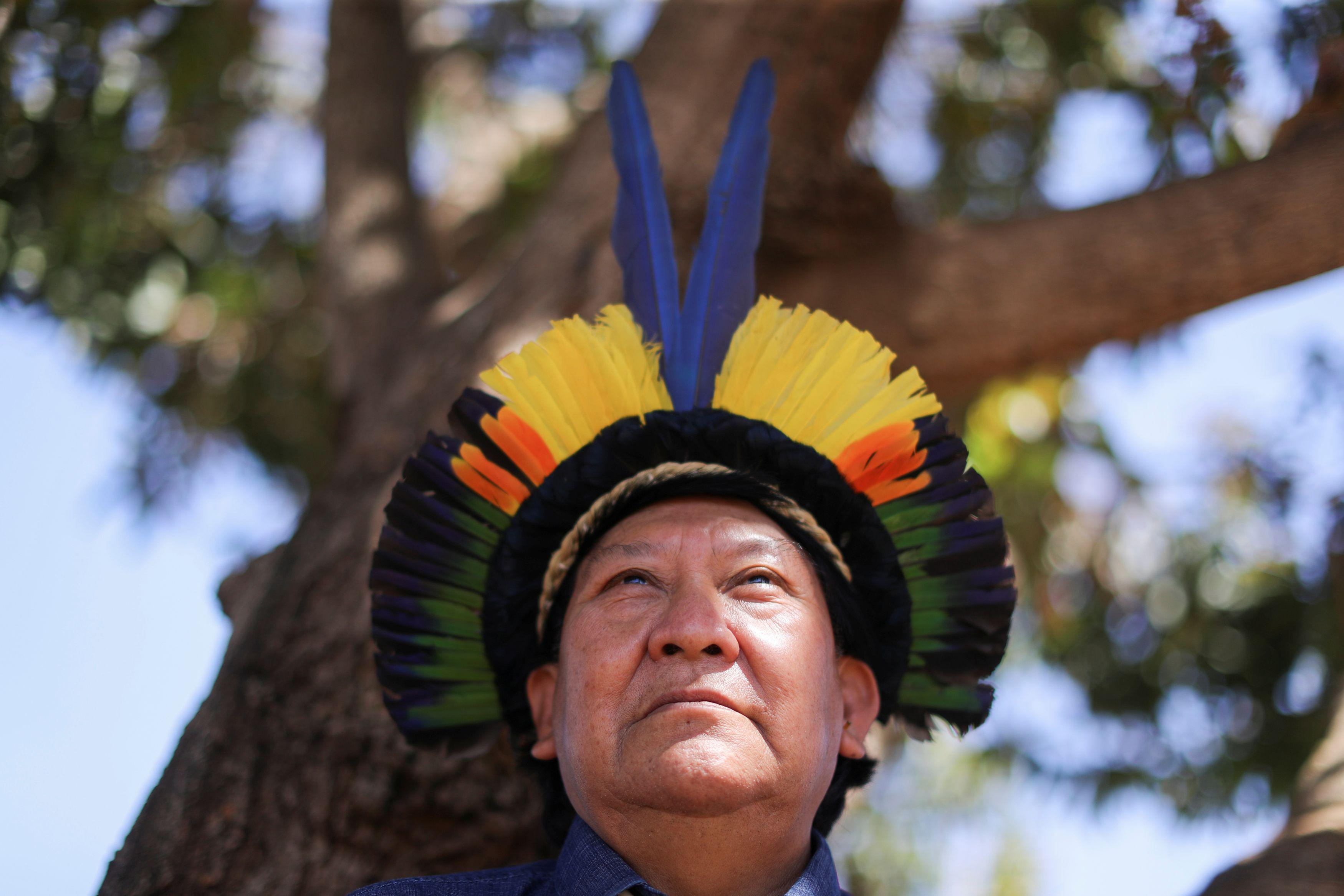 O líder Yanomami Davi Kopenawa 