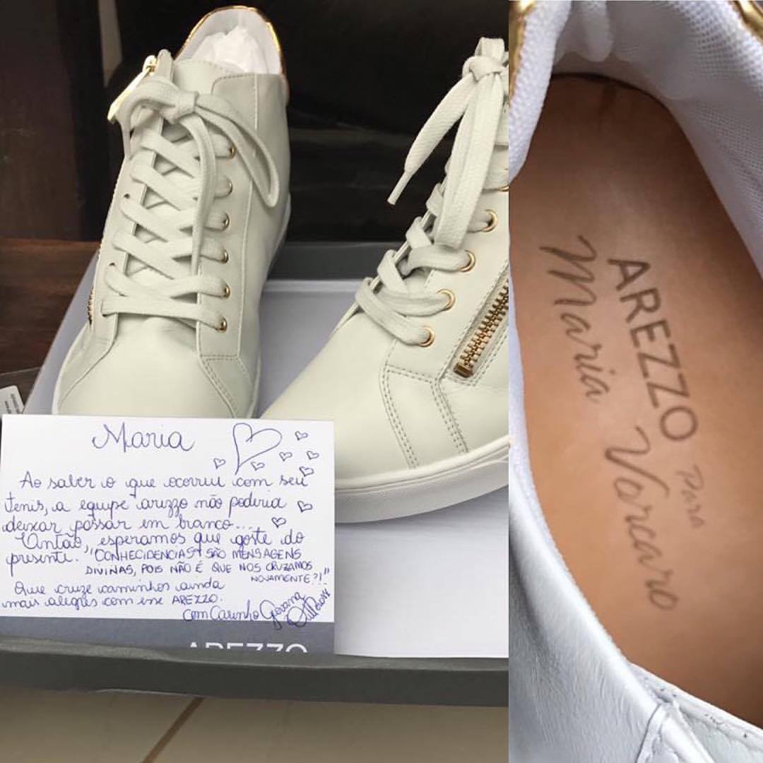 Marca de sapatos presenteia cadeirante com modelo adaptado Estad o