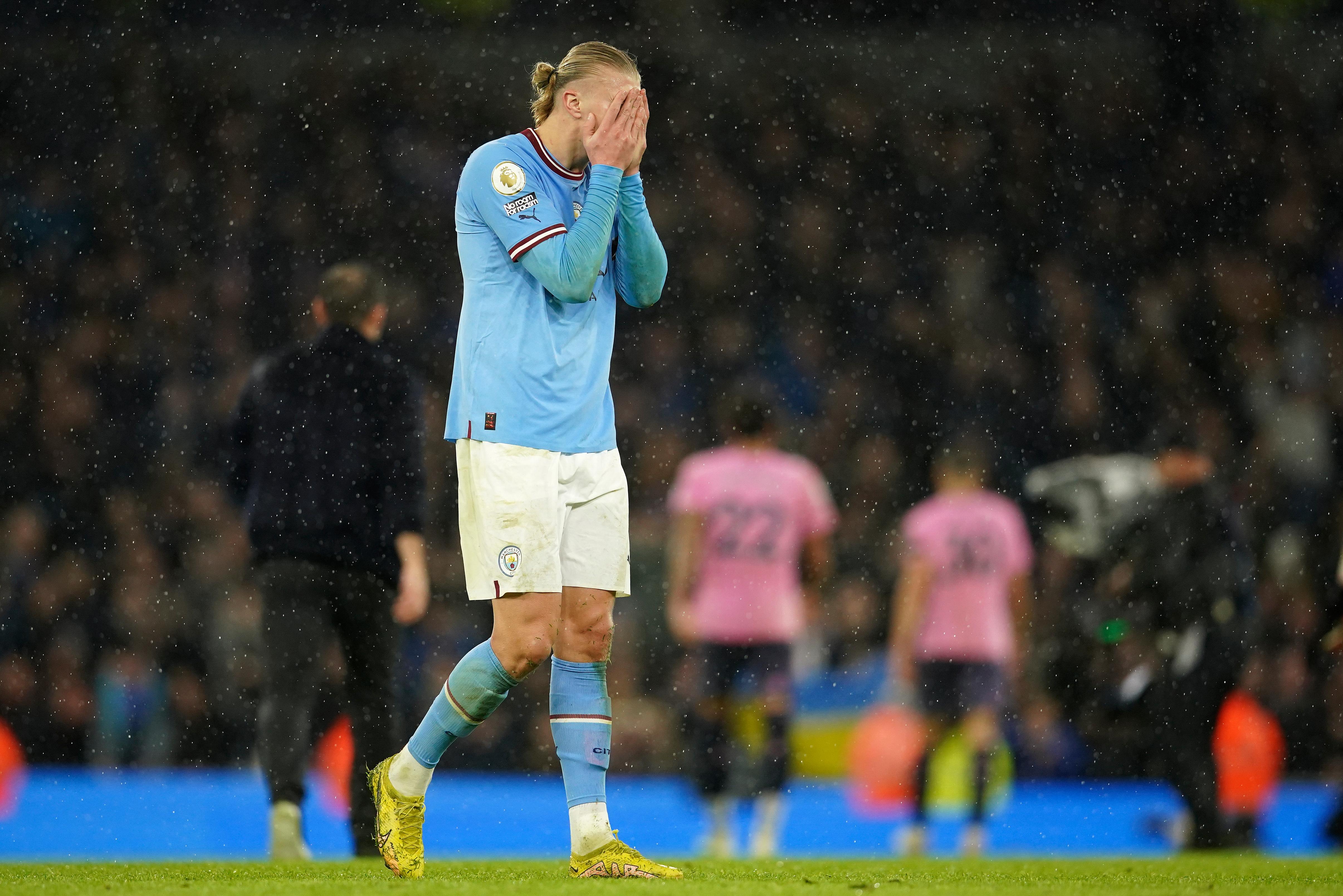 Haaland marca, mas City cede empate para o Everton no Campeonato Inglês