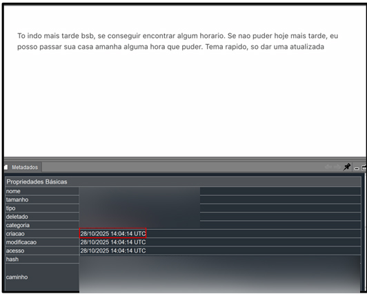 28out25-11h04 - Mensagens do caso Moraes X Vorcaro