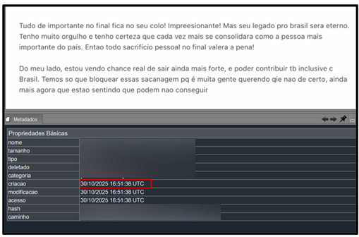 30out2025-13h52 - Mensagens do caso Moraes X Vorcaro