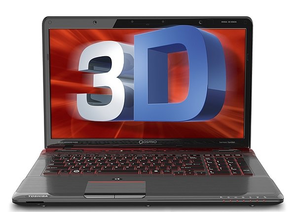 ノートPC TOSHIBA Toshiba cria o primeiro notebook 3D do mundo que não precisa de