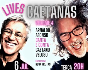 Tem 'Lives Caetanas - volume 4' (na terça); 'Sarau dos ...