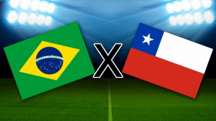 Hoje tem jogo do Brasil x Chile às 21h
