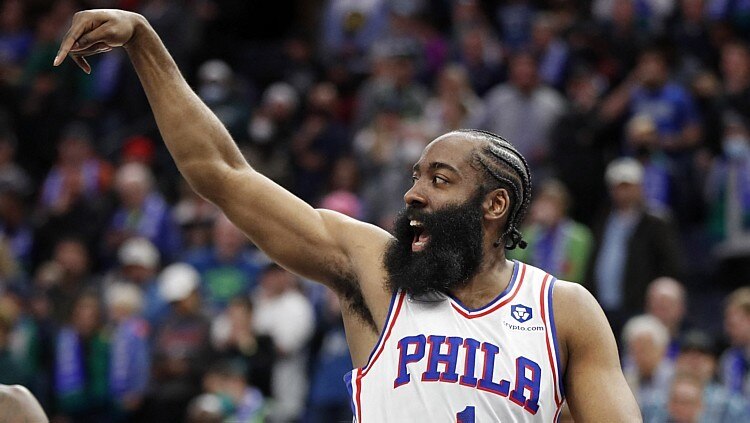 James Harden estreia nos 76ers com duplo-duplo e vitória sobre