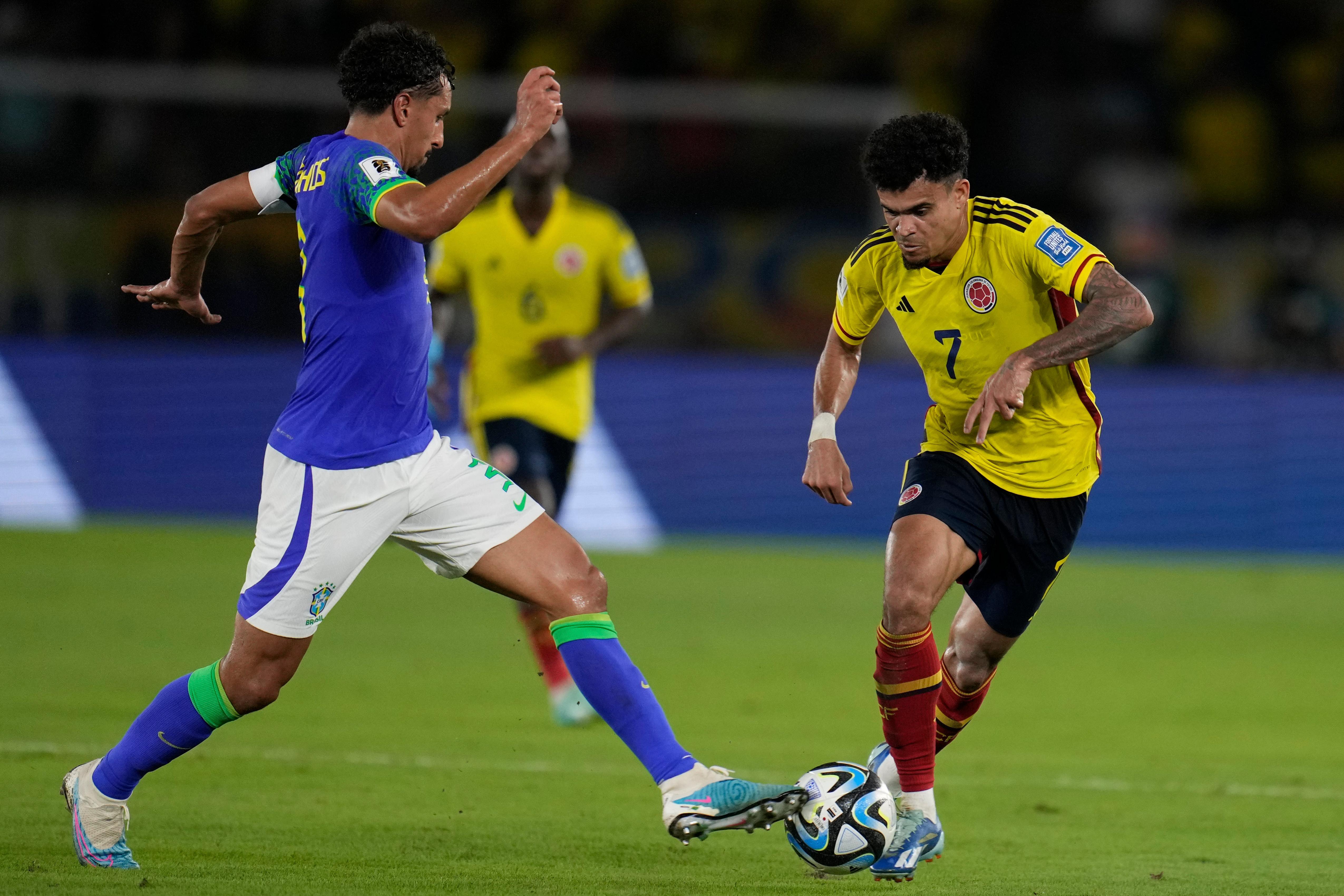 Colômbia x Brasil empataram por 1 a 1 nesta terça-feira no estádio