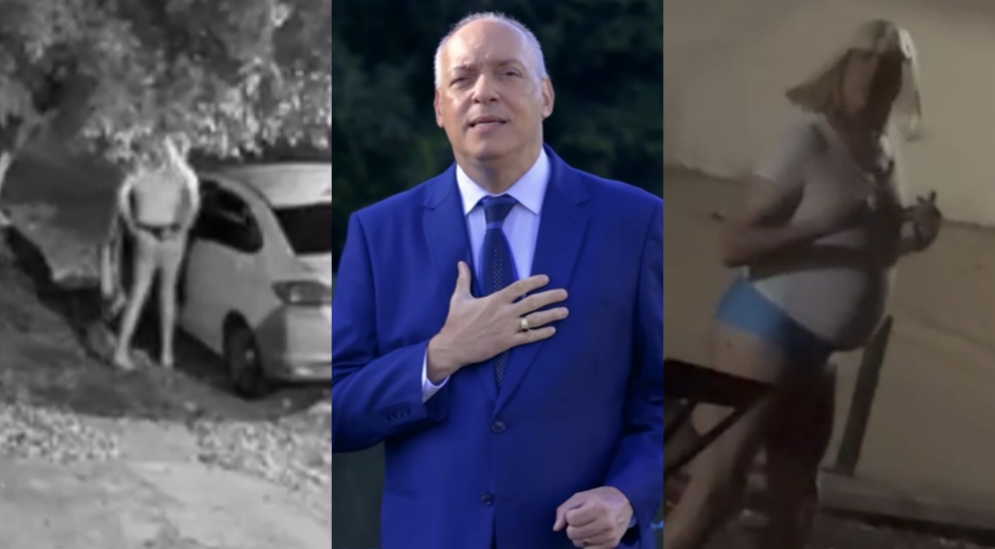 Escândalo em Goiás: Pastor é flagrado pela 3ª vez usando peruca e calcinha na rua - veja o vídeo contioutra.com - Escândalo em Goiás: Pastor é flagrado pela 3ª vez usando peruca e calcinha na rua - veja o vídeo