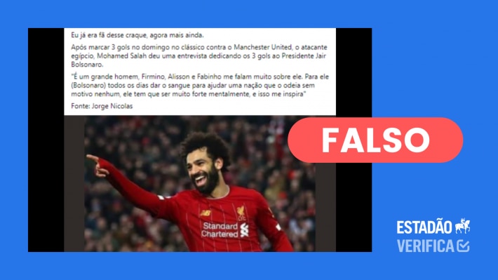 Antigo jogador do Liverpool critica Salah: Não consegue fazer um