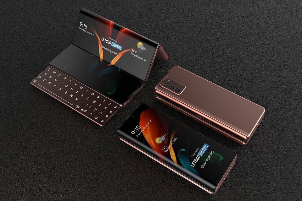 Galaxy Z Fold 3 pode chegar sem botões físicos, sugere patente