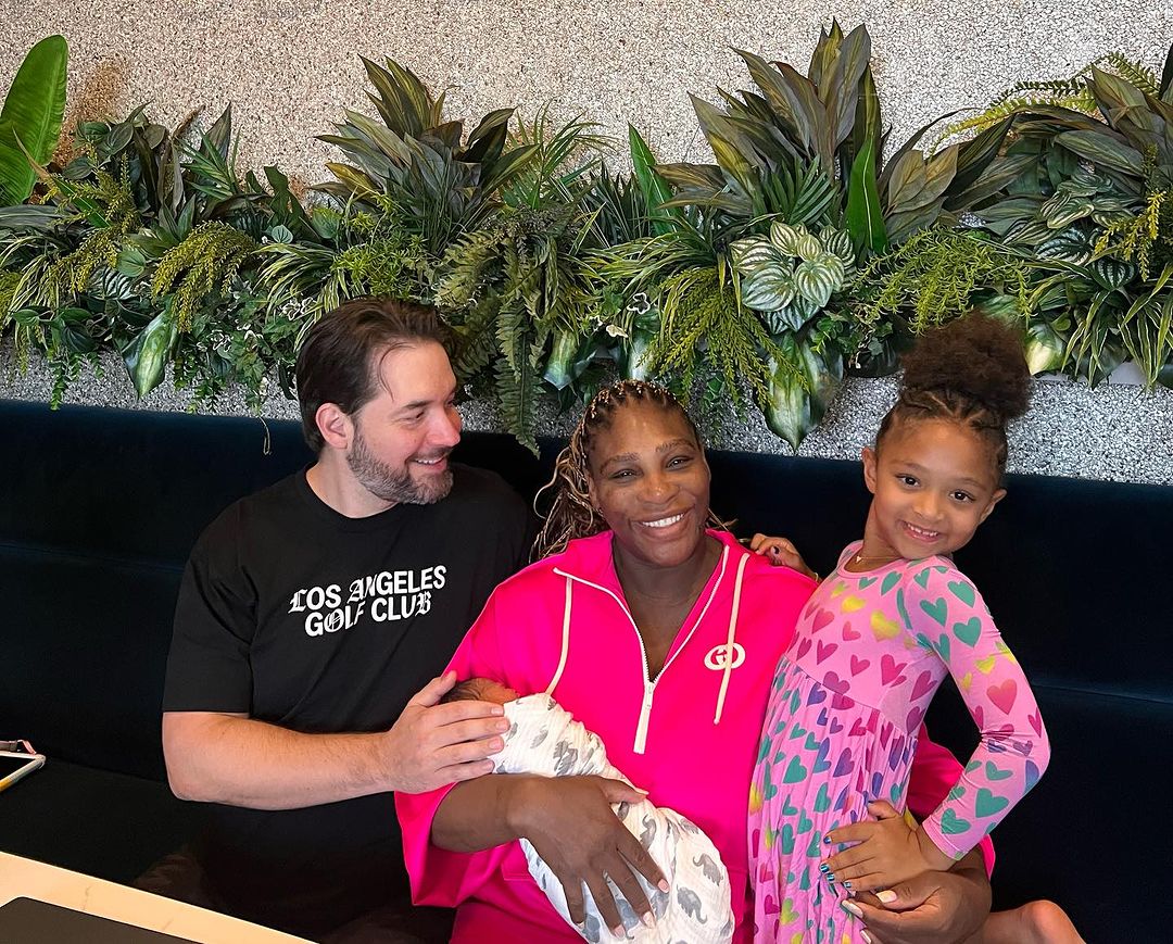 Serena Williams e Alexis Ohanian anunciam nascimento de mais uma