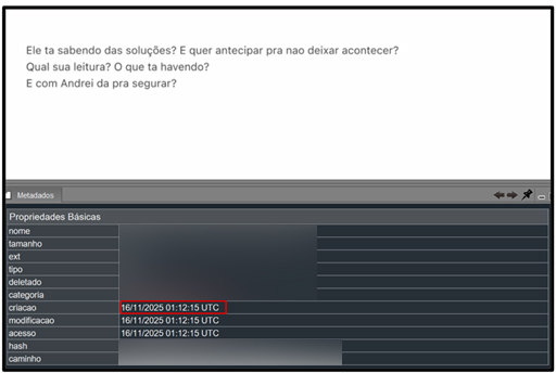 15nov25 - 22h12 - Mensagens do caso Moraes X Vorcaro