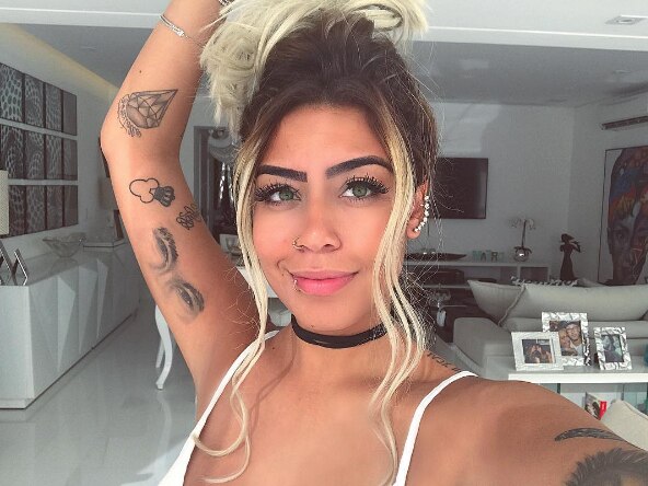 Rafaella irma de neymar deals tatuagens