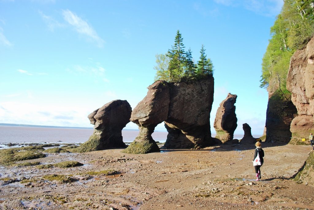 Bay of Fundy - New Brunswick  Canadá ⋆ Maré mais profunda do mundo!