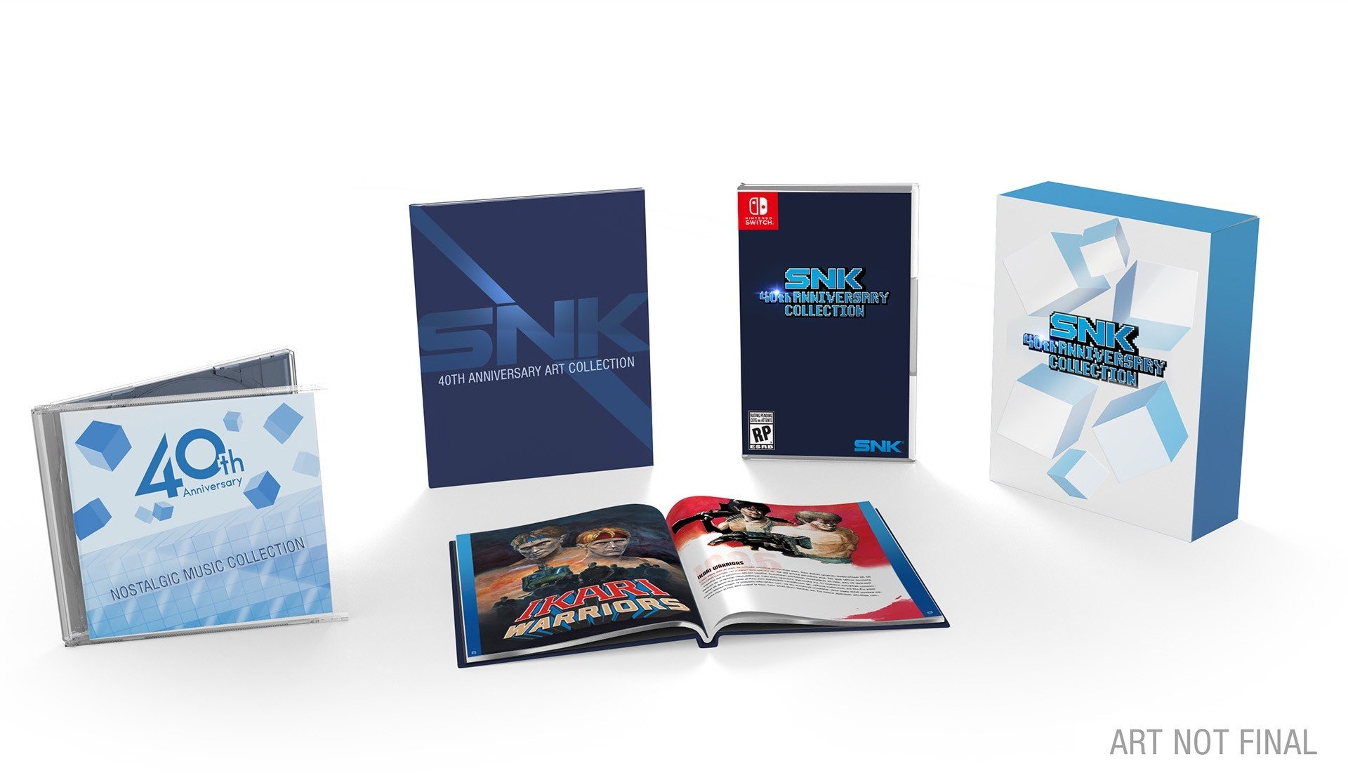 Coleção que celebra os 40 anos da SNK chega ao Switch em novembro