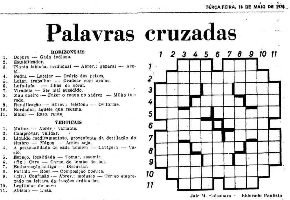 Palavras Cruzadas – Estadão