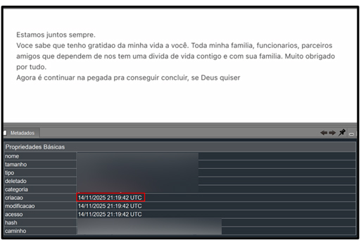 14nov25 - 18h19 - Mensagens do caso Moraes X Vorcaro