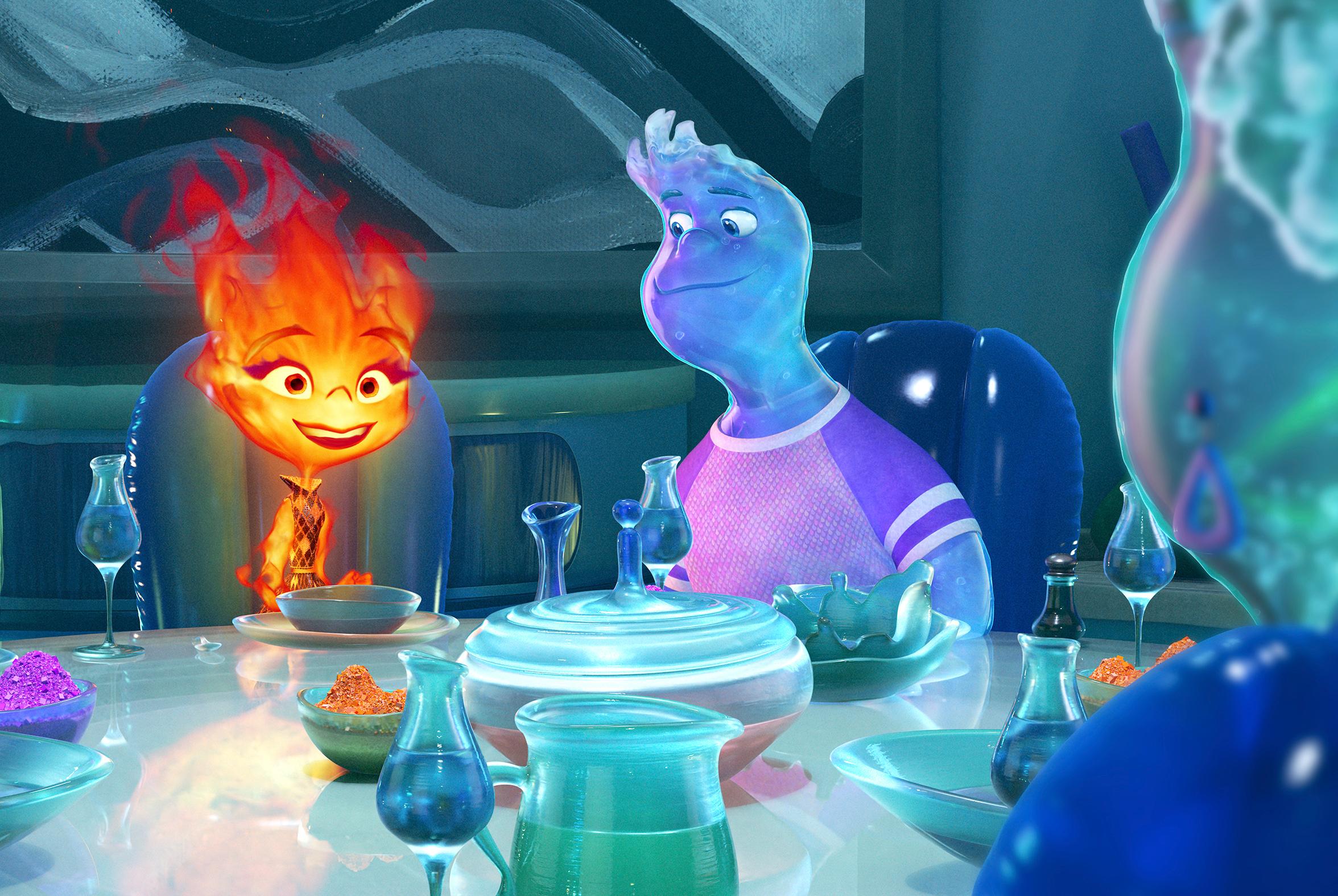 Novo filme da Pixar, 'Elementos', usa amor proibido para falar de