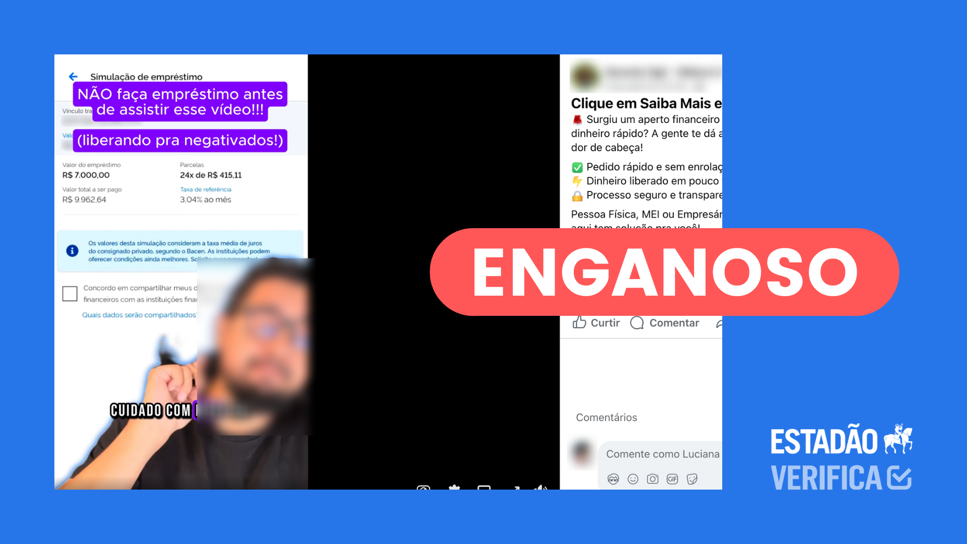 Vídeo usa nome da Ágil Empréstimos para levar a site de golpe financeiro -  Estadão