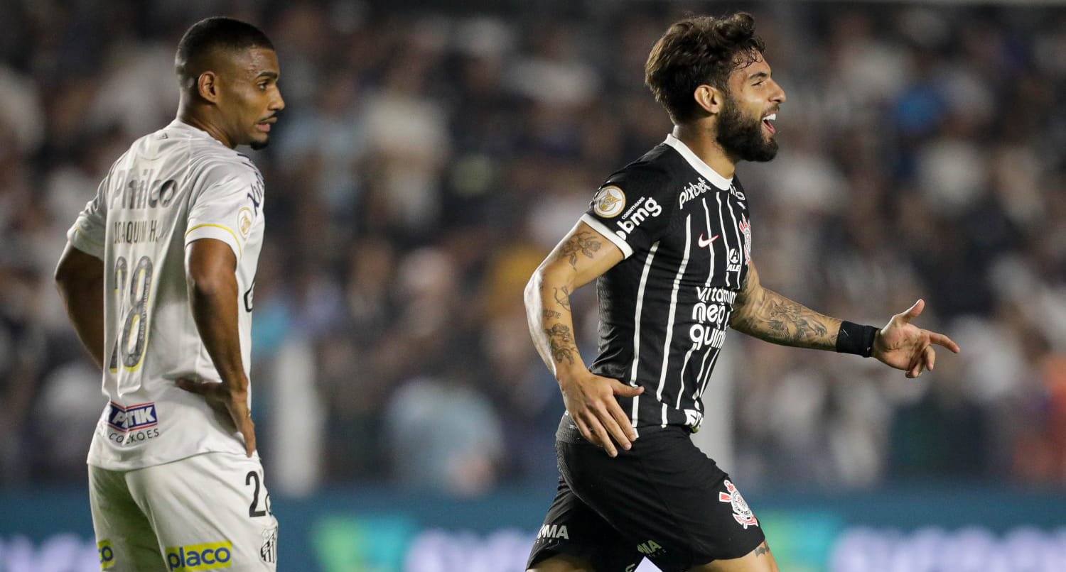 Corinthians vence clássico contra o Santos em jogo encerrado após