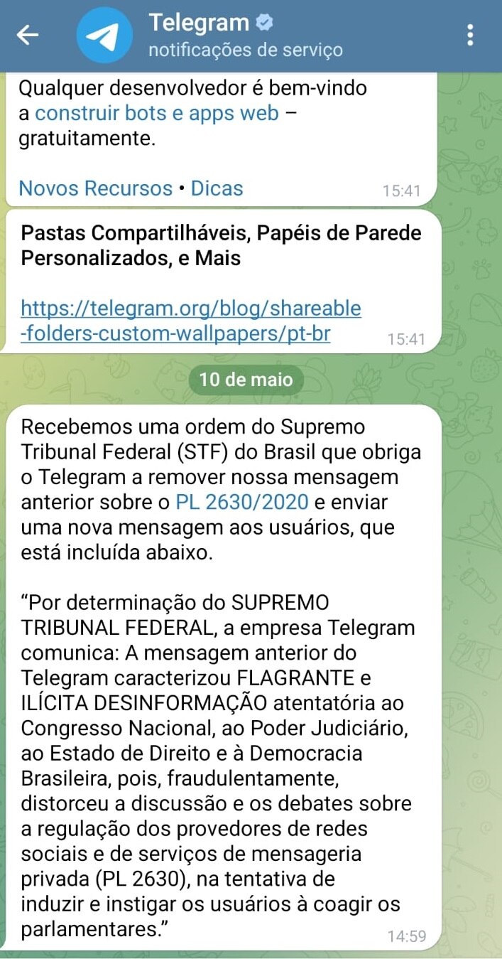 Pastas Compartilháveis