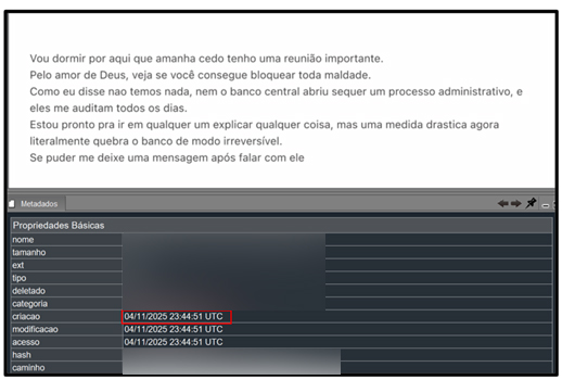 4nov25-20h45 - Mensagens do caso Moraes X Vorcaro