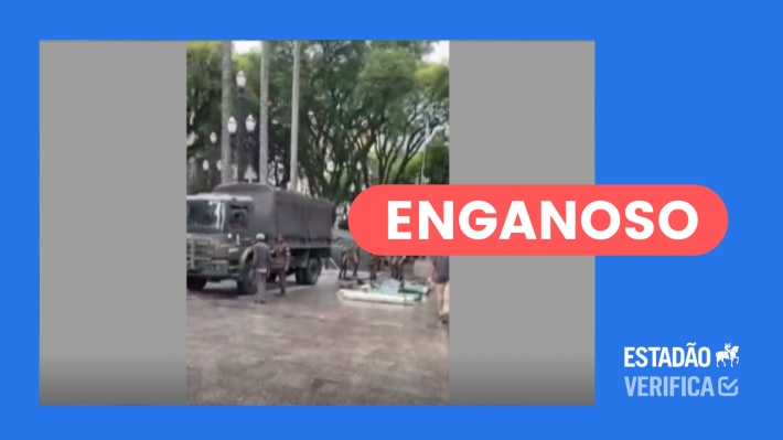 Ação do Exército na Praça da Sé é mutirão para população de rua