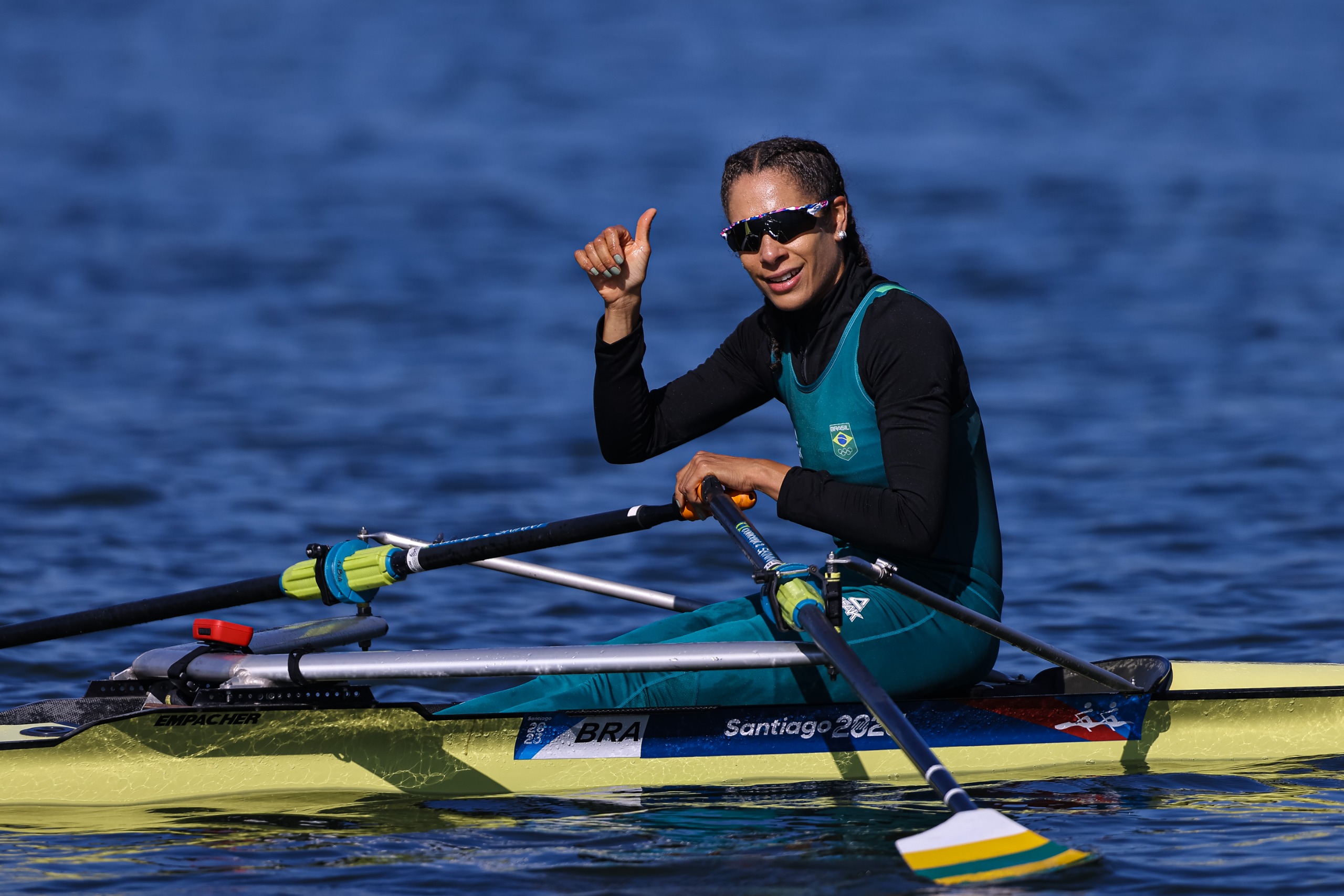 Lucas Verthein se classifica para as quartas de final do remo