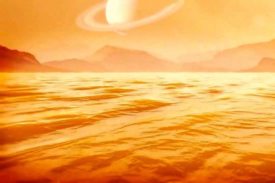 Titã, maior lua de Saturno, tem mar com 300 m de profundidade - Estadão