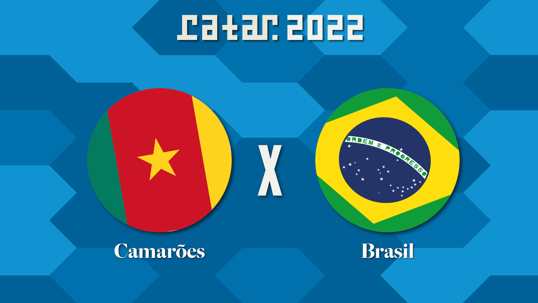 Assista AO VIVO o jogo Brasil e Camarões pela Copa do Catar 2022