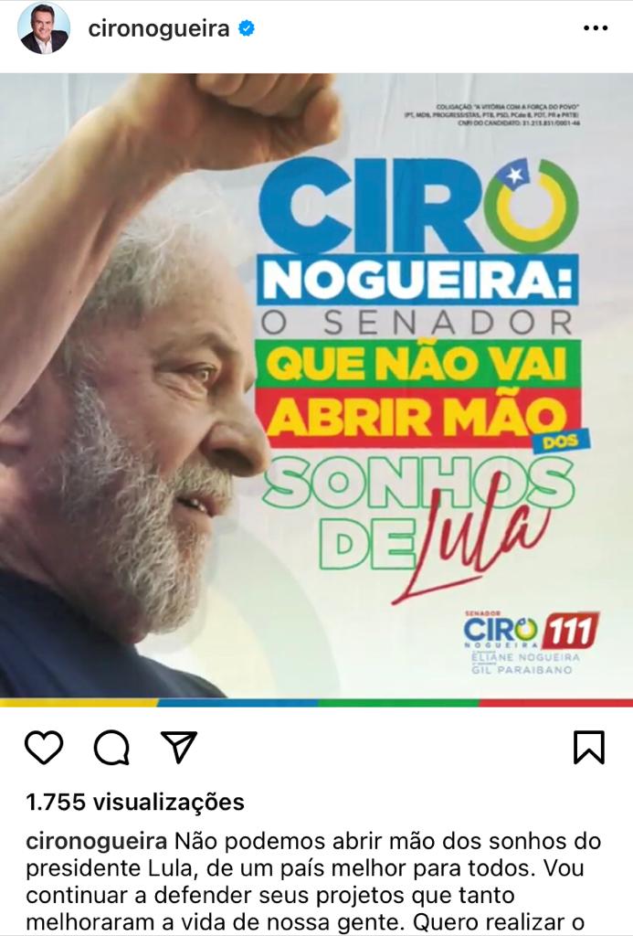 Antes da Casa Civil de Bolsonaro Ciro Nogueira queria realizar os