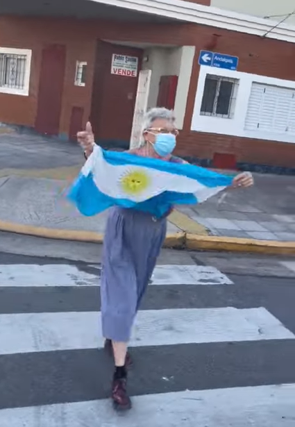 Argentina na Copa do Mundo: conheça o viral abuela, la la la la lá