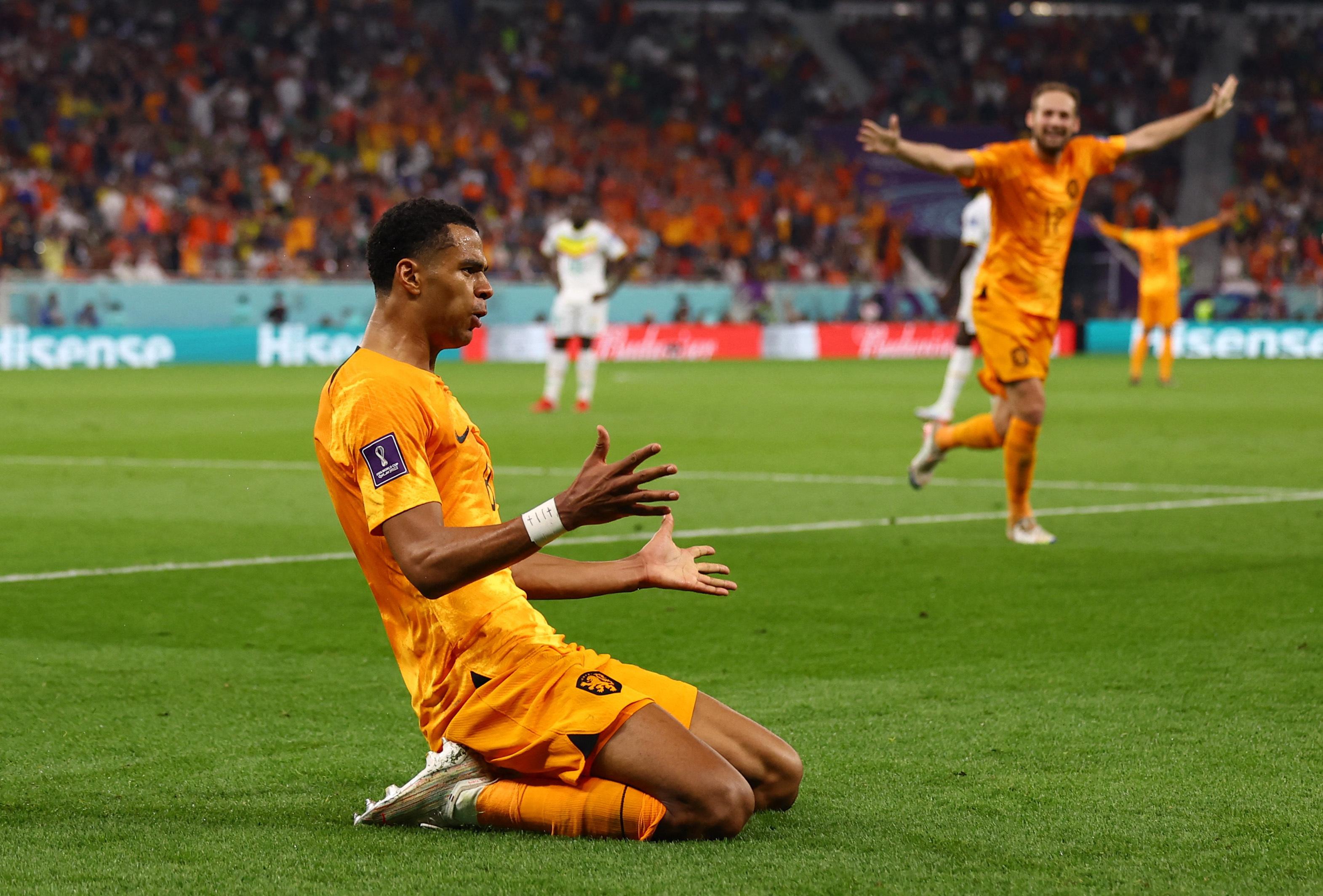 Com gols na reta final, Holanda vence Senegal por 2 x 0 na Copa