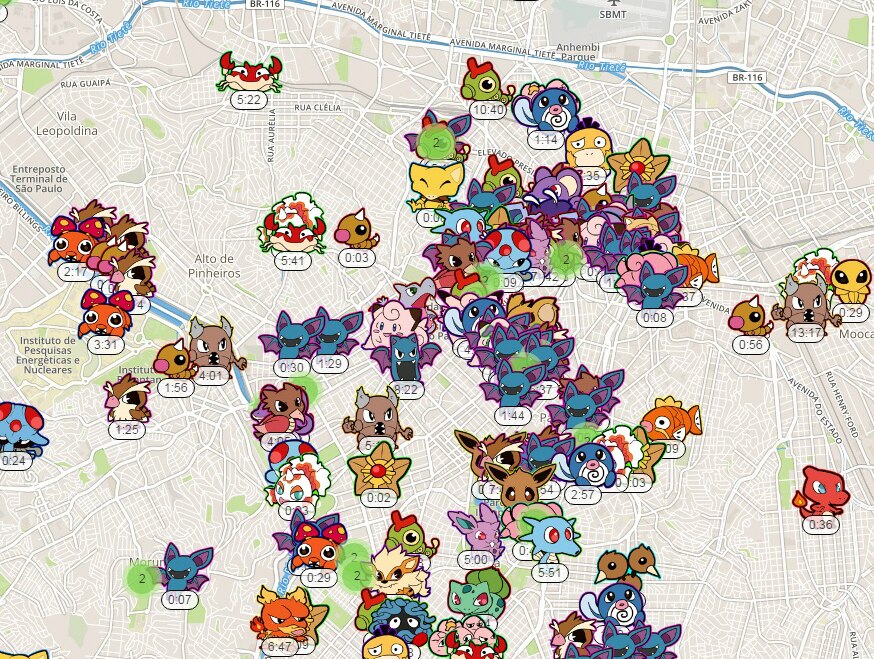 Bolsodex: a localização perdida de Pokémon