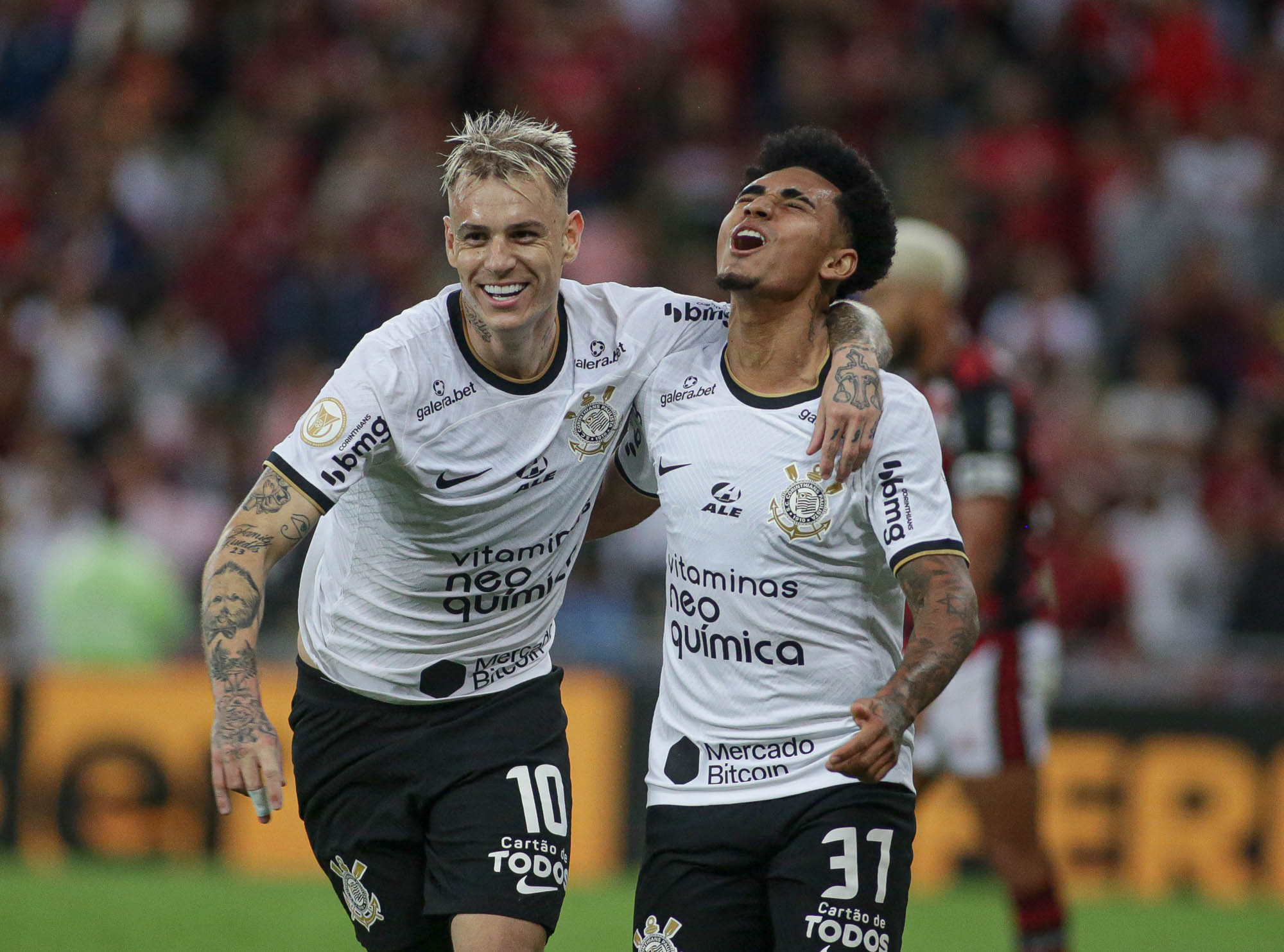 Róger Guedes é o único titular em todos os jogos do Corinthians em 2023