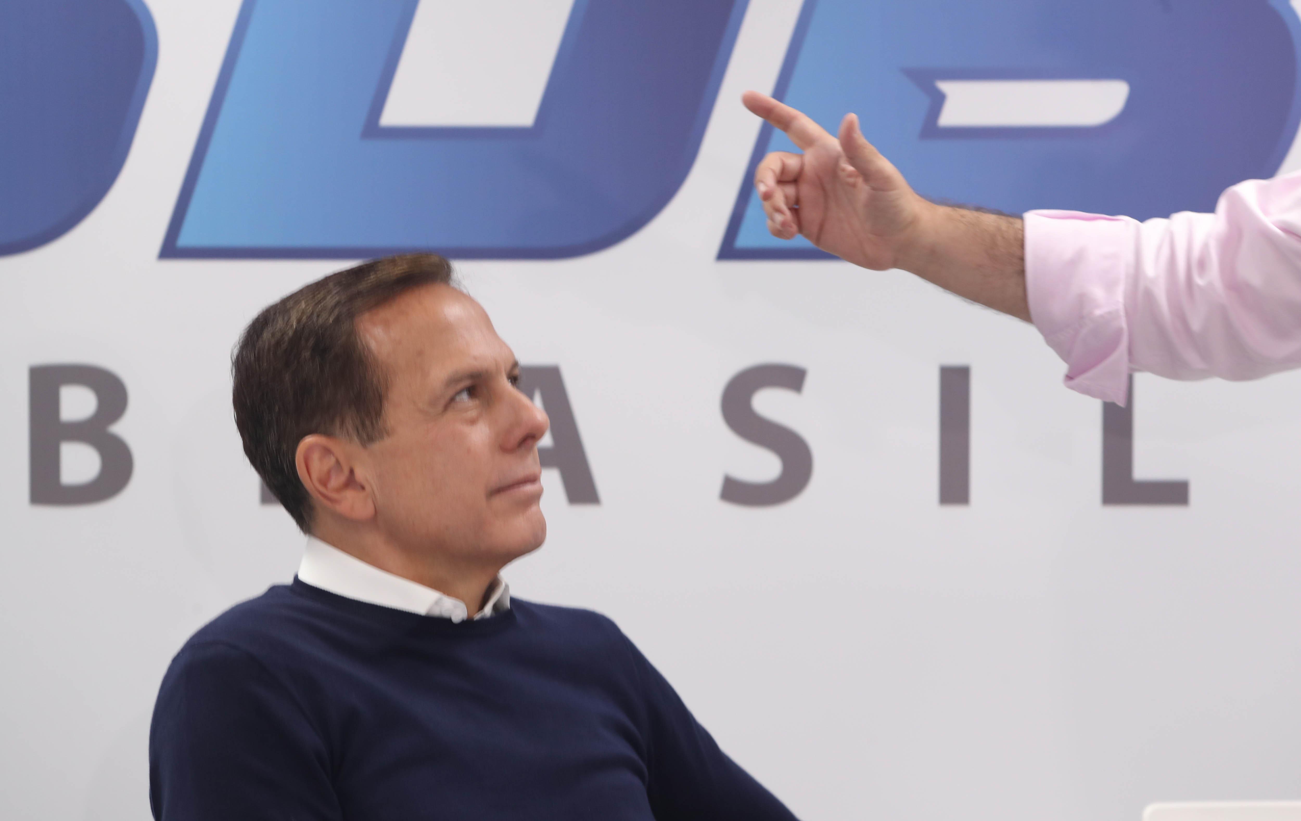 Doria fala em 'meu PSDB', diz que sigla mudará e prega aliança com