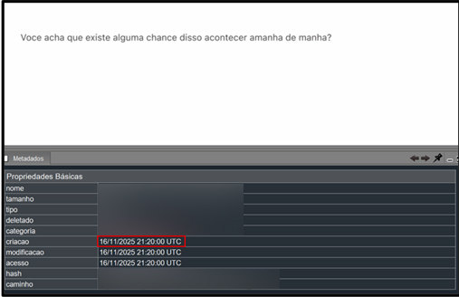 17nov25 - 07h19 - Mensagens do caso Moraes X Vorcaro